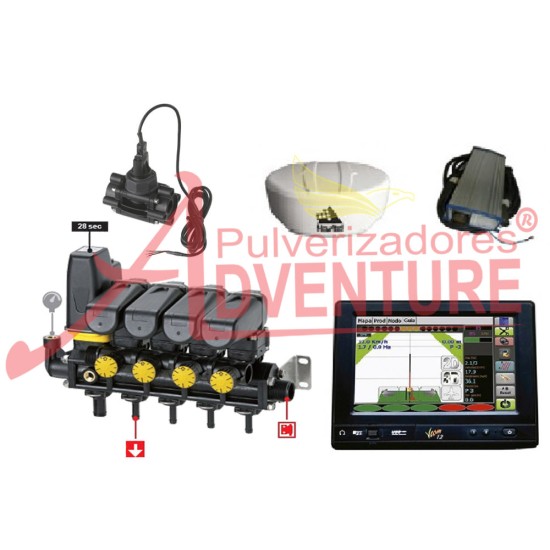 Conjunto elétrico controlador de água e gps agrícola Conjunto elétrico controlador de água e gps agrícola