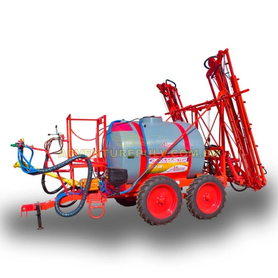 Pulverizador cross master tandem 3300 litros ad-18 hidráulica Pulverizador cross master tandem 3300 litros ad-18 hidráulica